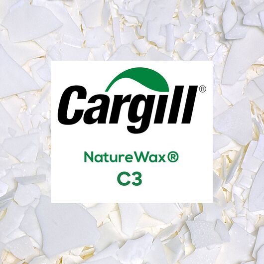 Cera di Soia Cargill NatureWax C3 in scaglie per candele su contenitori