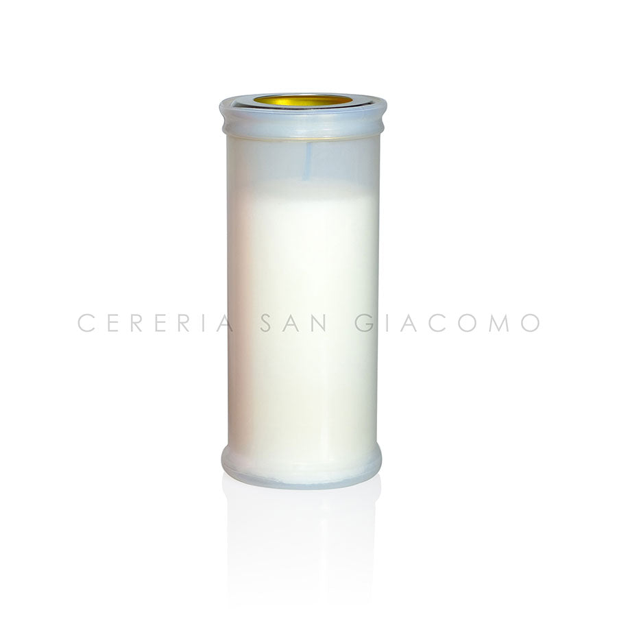 Cero Votivo Art. 40T Bianco con disco Ø65 h.150 mm scatola da 30 Candele-cereriasangiacomo