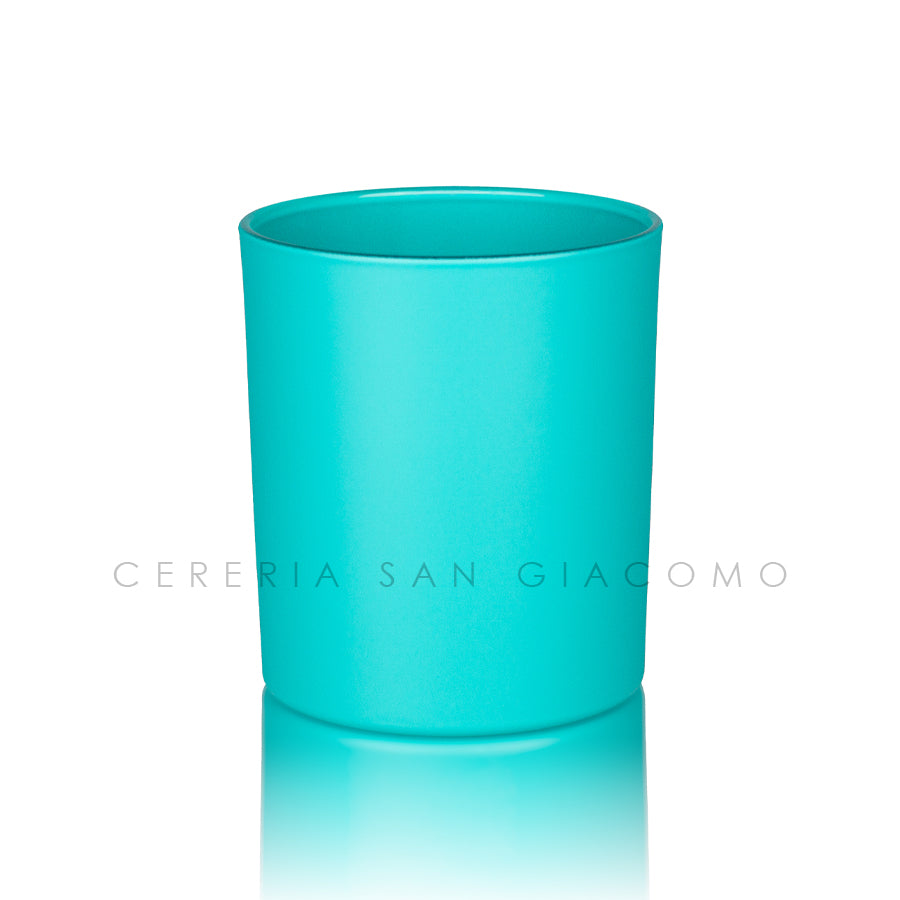 220g white satin glass tumbler. Ø80 mm. h 92 mm.