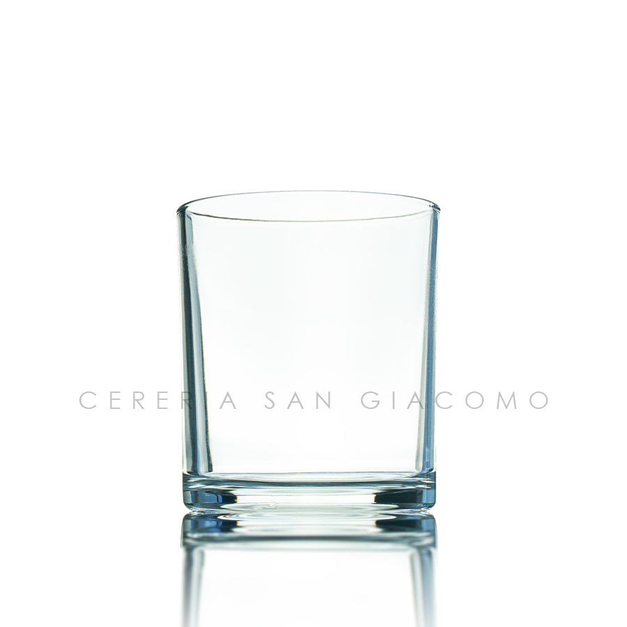 Bicchiere in vetro trasparente da 25 cl. Ø 74 mm. h 83 mm. confezione da 6