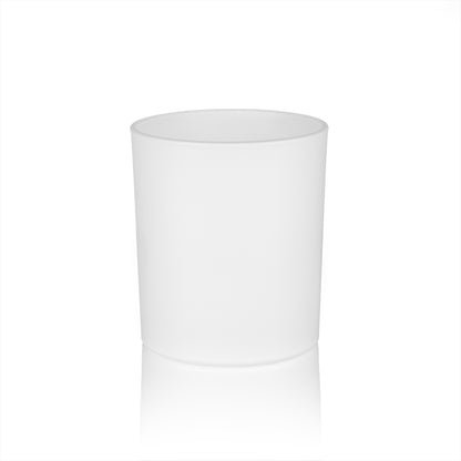 Candela profumata personalizzata Bicchiere Satinato Bianco