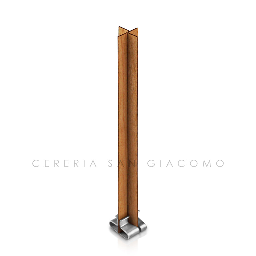 Stoppini in legno &quot;Croce WoodWick&quot; 0.6 mm.