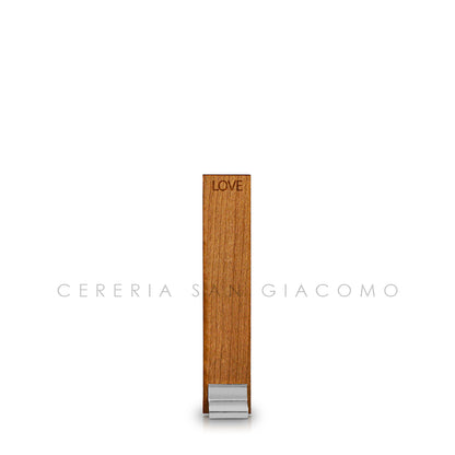 Stoppini in legno &quot;Word WoodWick LOVE&quot; 0.8 mm.