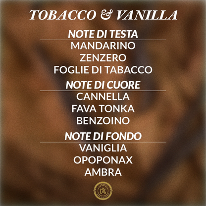 Tobacco &amp; Vanilla (Tabacco &amp; Vaniglia) Cereria San Giacomo