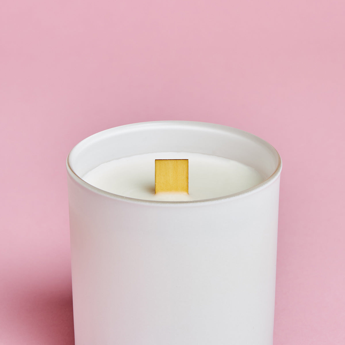 Candela profumata personalizzata Bicchiere Satinato Bianco