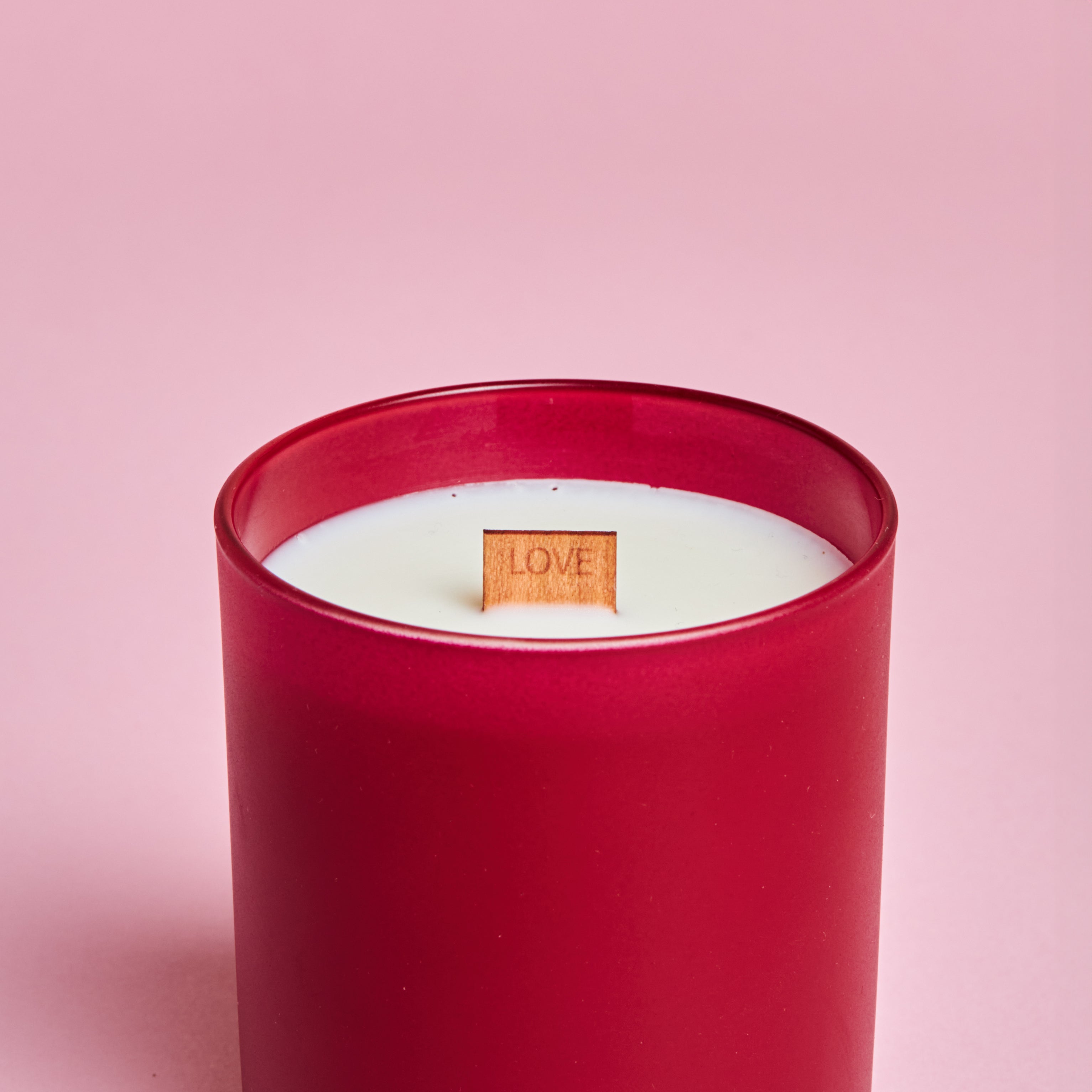 Bicchieri in vetro satinato Rosso Rubino da 30 cl. Ø80 mm. h 92 mm. confezione da 6 Cereria San Giacomo