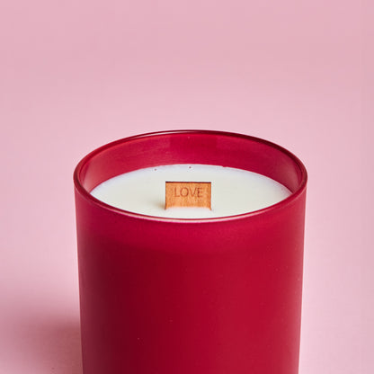 Bicchieri in vetro satinato Rosso Rubino da 30 cl. Ø80 mm. h 92 mm. confezione da 6 Cereria San Giacomo
