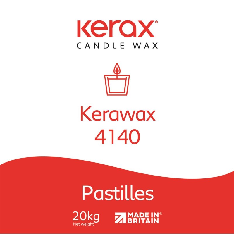 Paraffina Kerax 4140 per candele su contenitori