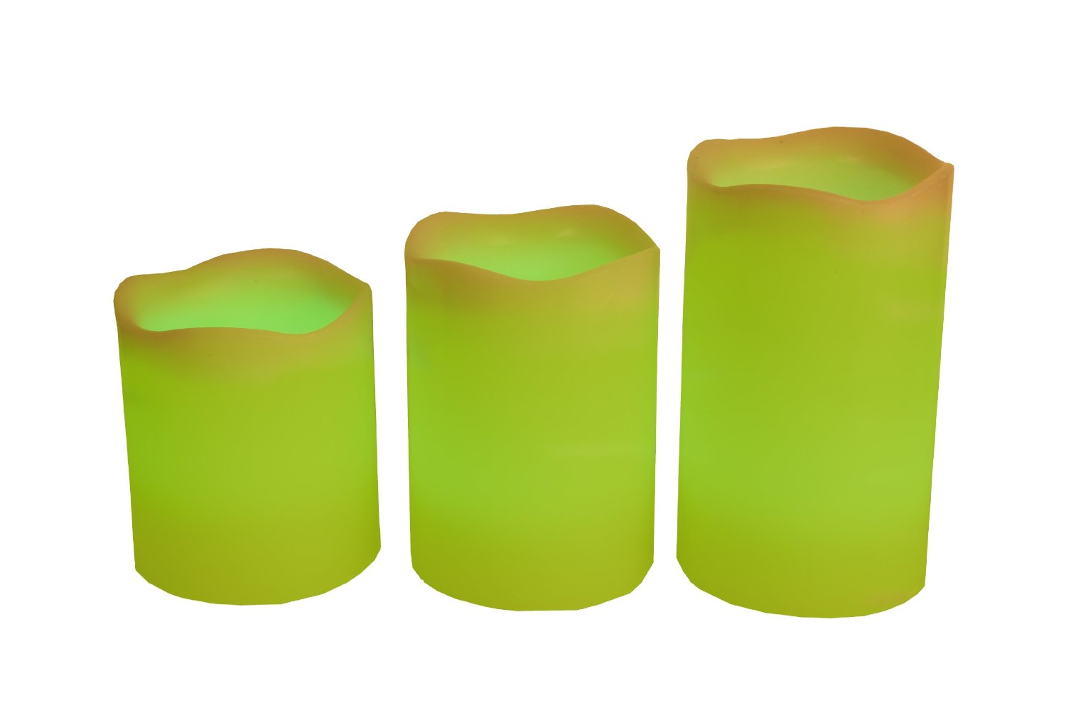 Candele cilindriche a Led 12 colori con vera cera naturale con Timer e Telecomando Candele-cereriasangiacomo
