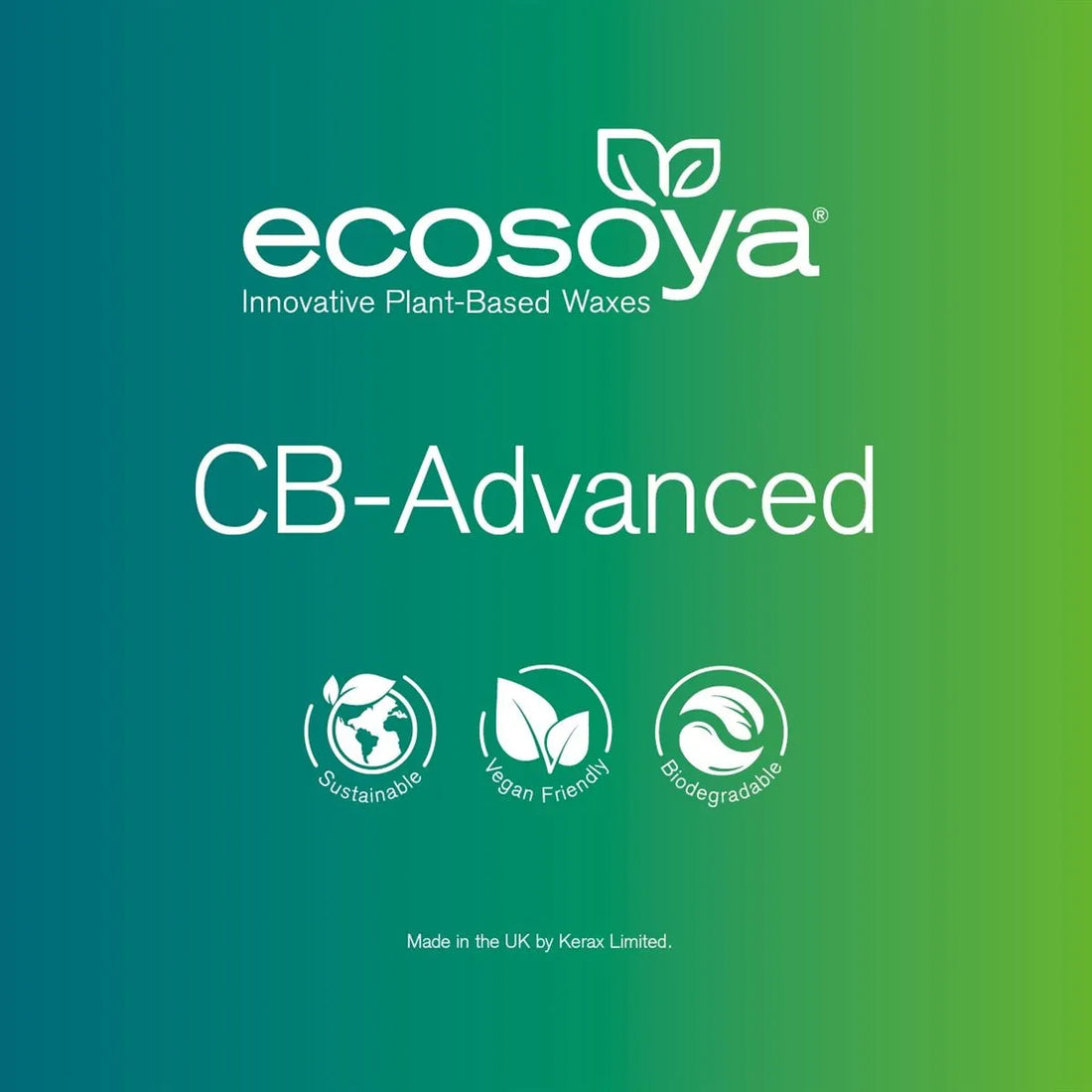 EcoSoya CB-Advanced wax in candle beads on containers