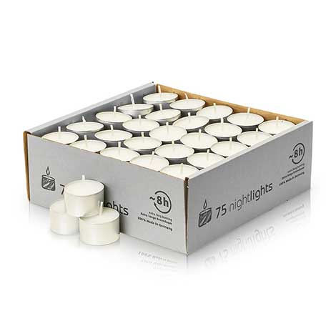 Candele LED Colorama de Noël set di 8 candele scaldavivande bianco